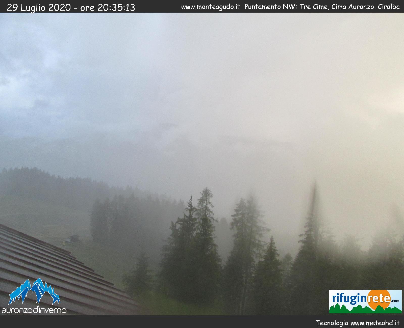 Dal Monte Agudo - Auronzo di Cadore verso Le Tre Cime, La Croda dei Toni ed altre vette di Auronzo